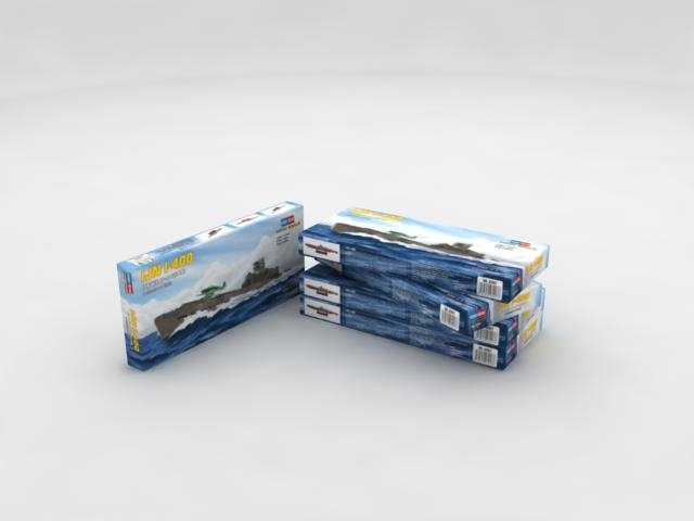 Hobby Boss 87017 Japanese Navy Italy -400 Submarine 1/700 – zdjęcie 3