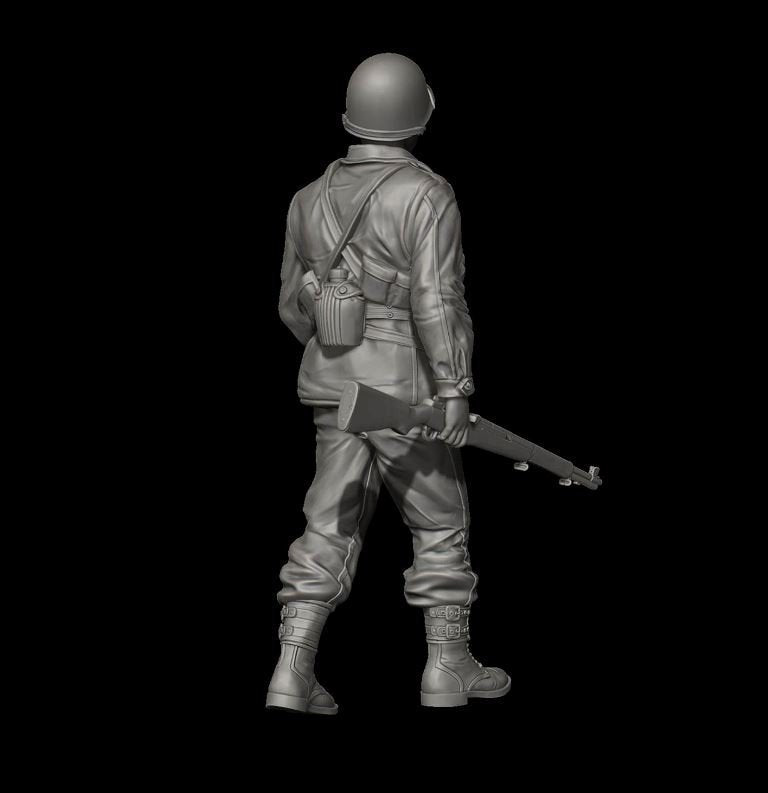 Panzer Art FI35-093 US Soldier in M43 uniform No.1 1/35 – image 4