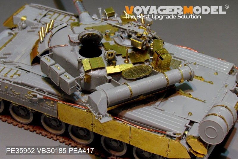 Voyager Model PE35952 Modern Russian T-80U Main Battle Tank（smoke discharger include）For TRUMPETER 09525 1/35 – image 17