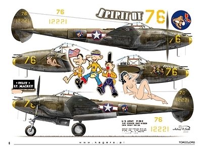 Kagero 15040 Pacific Lightnings Part I (decal) PL/EN – image 3