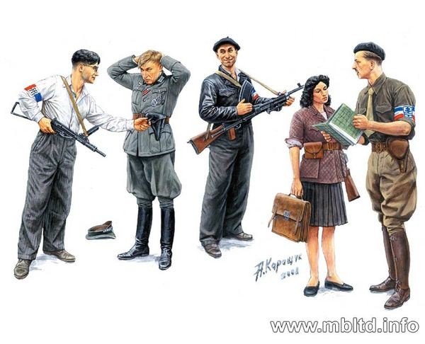 Master Box 3551 Maquis, French Resistance (1/35) – image 2