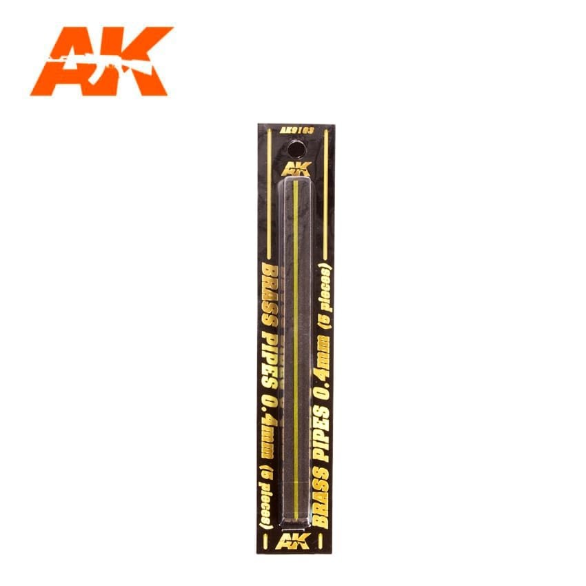 AK Interactive AK9103 BRASS PIPES 0.4MM Ø. 5 UNITS. – image 2