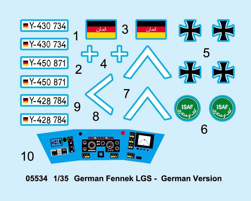 Trumpeter 05534 German Fennek LGS GERMAN version 1/35 – image 3