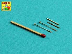 Aber A32019 Set of 2 barrels for British Browning .303 aircraft machine guns with flash hiders 1/32 – zdjęcie 4
