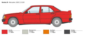 Italeri 3624 Mercedes 190 E 2.3 16V 1/24 – zdjęcie 5
