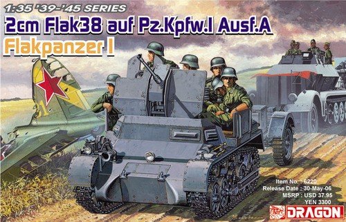 Dragon 6220 Flak38 auf Pz.Kpfw.I Ausf.A Flakpanzer I 1/35