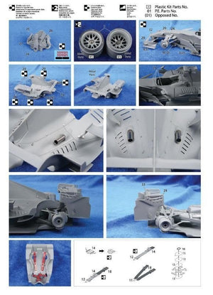 KA Models FE-20010 FERRARI F2007 DETAIL-UP SET Fujimi 1/20 – zdjęcie 3