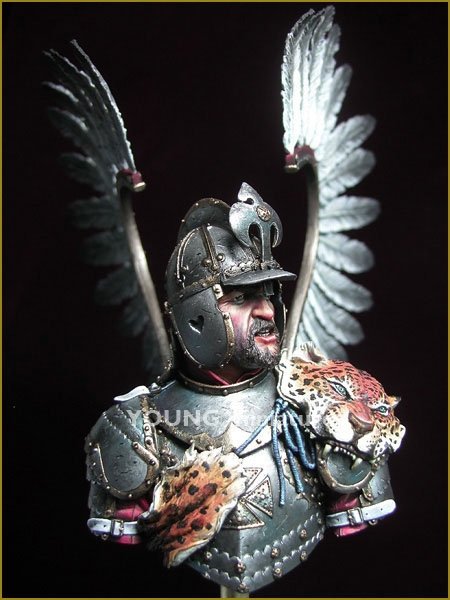 Young Miniatures YH1831 Polish Winged Hussar 17th Centry 1/10 – zdjęcie 2