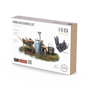 RT-Diorama 16205 Farm Accessories Set - 3D Printed Model 1/16