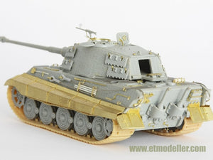 E.T. Model E72-004 WWII German KING TIGER (Henschel Turret) For DRAGON 7240 1/72 – zdjęcie 3
