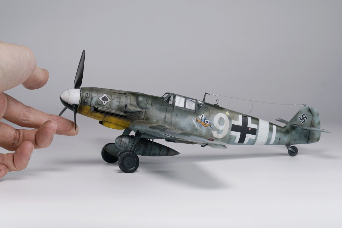 Border Model BF-001 Messerschmitt BF109G-6 &amp;quot;Gustav&amp;quot; 1/35 – immagine 13