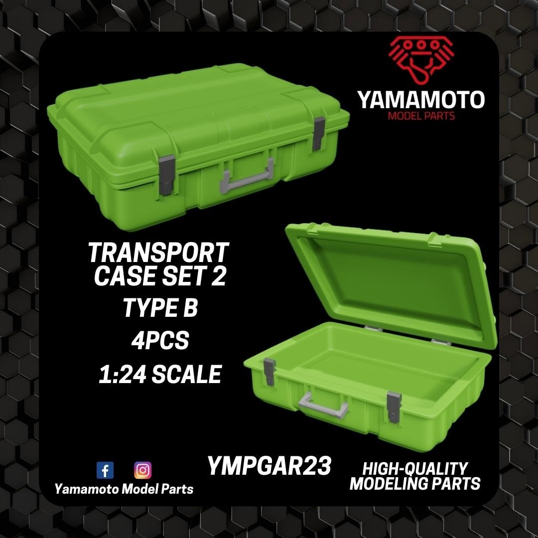 Yamamoto YMPGAR23 Transport Case Set 2 - Type B 1/24 – zdjęcie 3