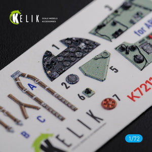 KELIK K72115 Sea Hurricane Mk I interior 3D decals for Arma Hobby kit 1/72 – image 8
