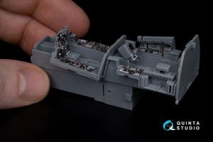 Quinta Studio QDS-48245 F-4EJ Kai 3D-Printed &amp;amp; colored Interior on decal paper (ZM SWS) (Small version) 1/48 – image 9