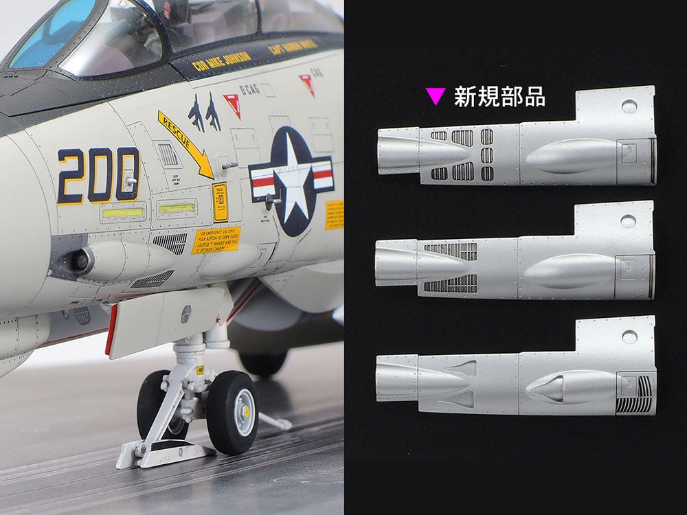 Tamiya 61122 Grumman F-14A Tomcat (Late Model) Carrier Launch Set 1/48 – zdjęcie 20
