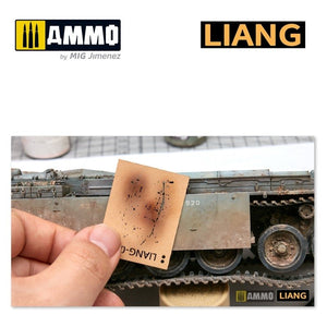 Liang 0001 Weathering Airbursh Stencils – zdjęcie 3