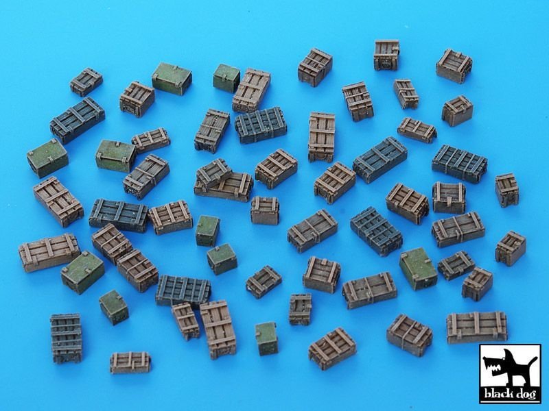 Black Dog T72026 Boxes accessories set 1/72