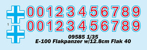 Trumpeter 09585 E-100 Flakpanzer w/12.8cm Flak 40 1/35 – image 3