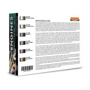 Lifecolor CS51 Acrylic paint set Engines 6x22ml – zdjęcie 2