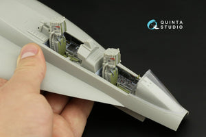 Quinta Studio QD32100 F/A-18F late / EA-18G 3D-Printed &amp;amp; coloured Interior on decal paper (Trumpeter) 1/32 – zdjęcie 9