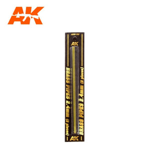 AK Interactive AK9120 BRASS PIPES 2.4MM Ø. 2 UNITS – image 2
