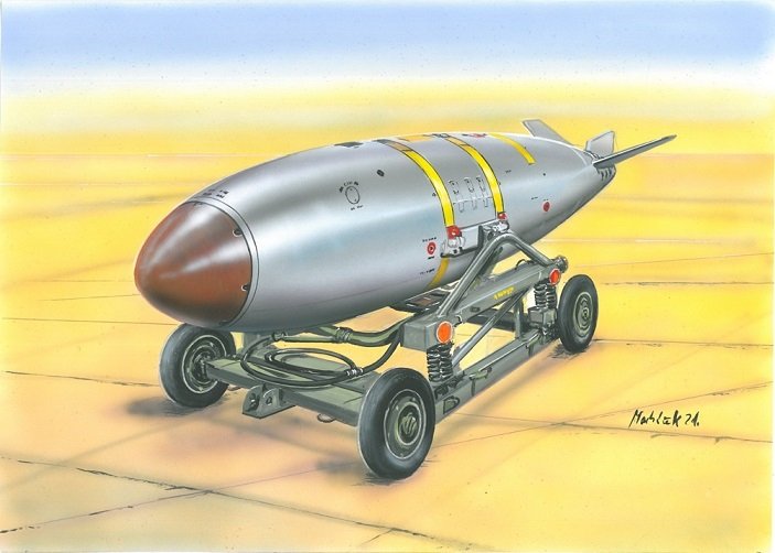 Valom 72127 Mark 7 Nuclear Bomb 1/72