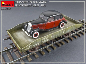 MiniArt 35303 Soviet Railway Flatbed 16,5-18t 1/35 – zdjęcie 14