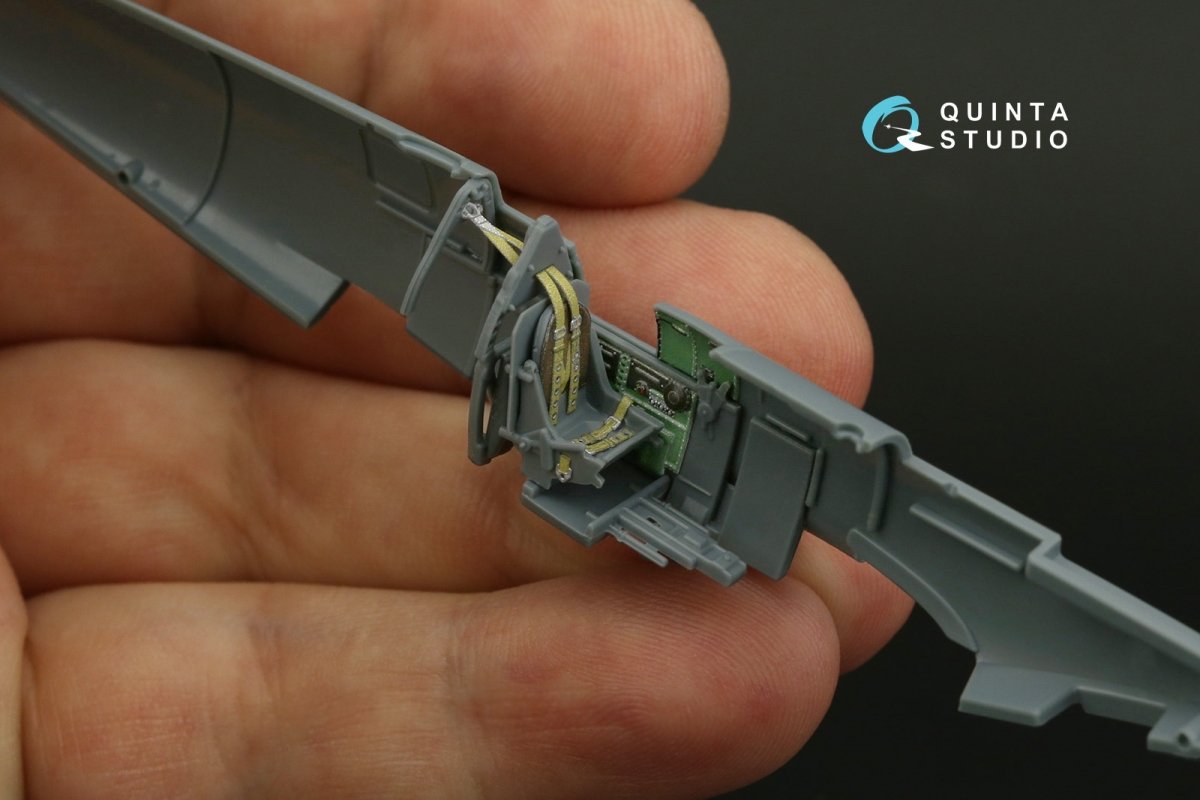 Quinta Studio QD72042 Spitfire Mk.IX 3D-Printed &amp;amp; coloured Interior on decal paper (Eduard) 1/72 – zdjęcie 7