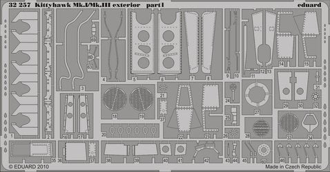 Eduard 32257 Kittyhawk Mk.I/Mk.III exterior HASEGAWA 1/32 – zdjęcie 3
