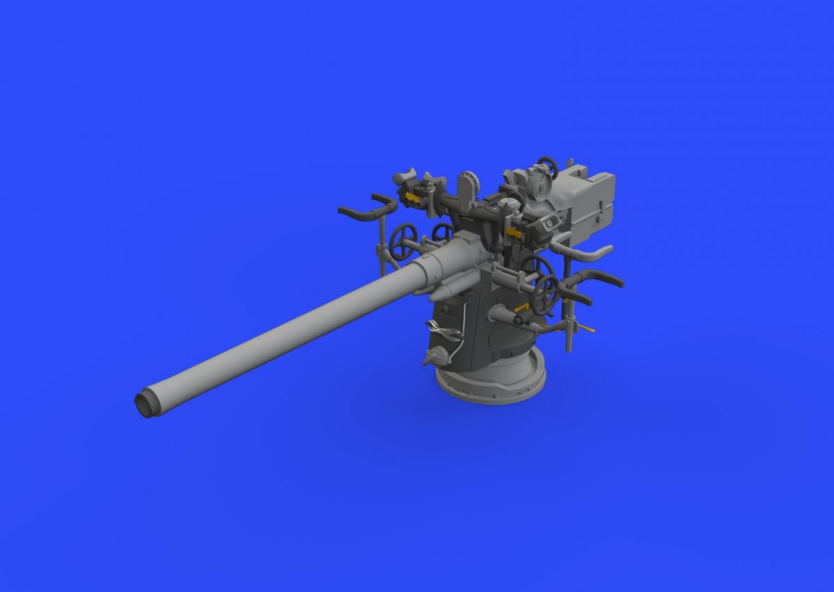 Eduard 648327 German Submarine 8,8cm gun TRUMPETER 1/48