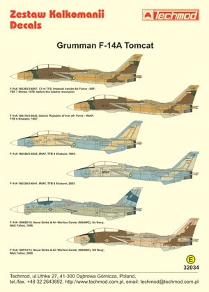Techmod 32034 - Grumman F-14A Tomcat 1/32 – image 2