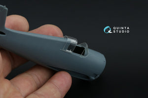 Quinta Studio QC72008 F6F-3/5 Hellcat vacuumed clear canopy (Eduard) 1/72 – image 3