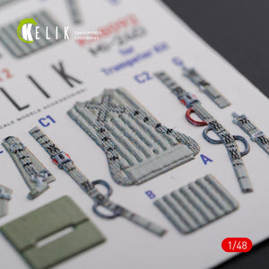 KELIK K48092 Mi-24D (Hind-D) interior 3D decals for Trumpeter kit 1/48 – zdjęcie 9