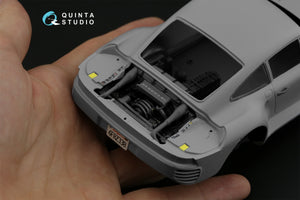 Quinta Studio QD24003 Porsche 959 3D-Printed &amp;amp; colored Interior on decal paper (Tamiya) 1/24 – image 13