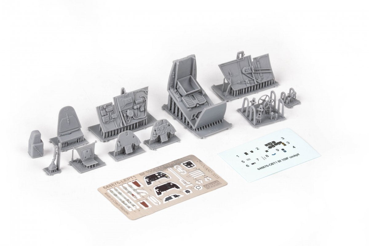 Eduard 648876 Bf 109F cockpit PRINT EDUARD 1/48 – zdjęcie 4