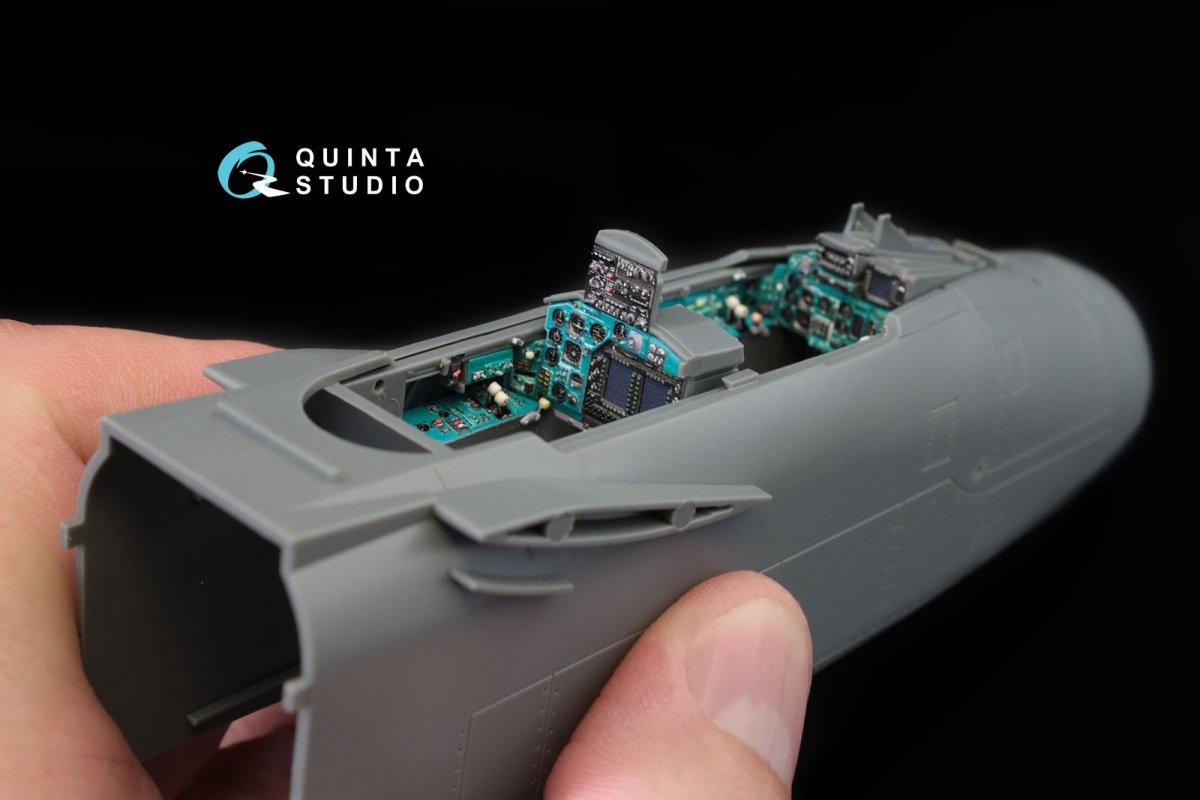 Quinta Studio QD48028 MiG-31BM 3D-Printed &amp;amp; coloured Interior on decal paper (for AMK kit) 1/48 – zdjęcie 3