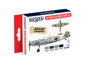 Hataka HTK-AS06 Luftwaffe in Africa paint set 4x17ml