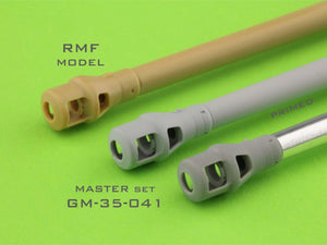 Master GM-35-041 PzKpfw VI Tiger I - 88 mm gun barrel KwK36 L/56 - late version of the muzzle brake 1/35 – image 5