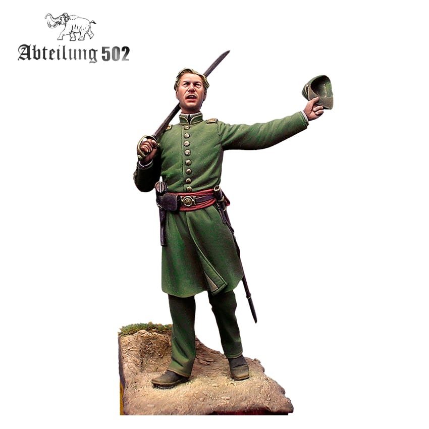 502 Abteilung ABT1013 5TH GEORGIA INFANTRY (CLINCH RIFLES) 1861. 54MM RESIN. – image 2