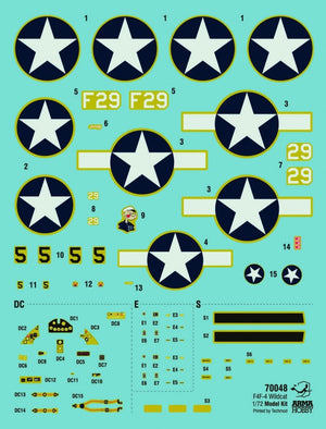 Arma Hobby 70048 F4F-4 Wildcat® Model Kit 1/72 – zdjęcie 4