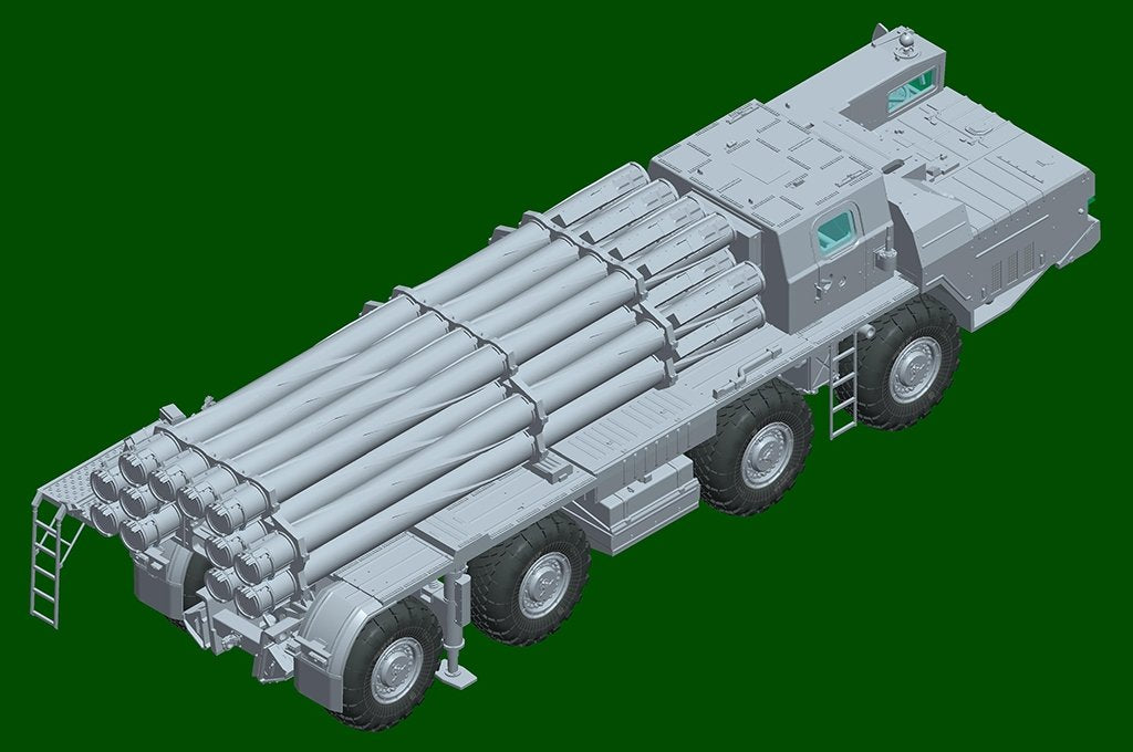 Hobby Boss 82940 Russian 9A52-2 Smerch-M Multiple Rocket Launcher of RSZO 9k58 1/72 – zdjęcie 6