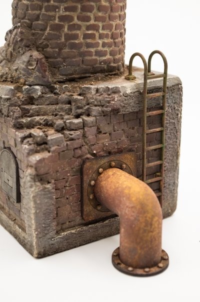 RT-Diorama 35300 Ruined Factory chimney 1/35 – zdjęcie 3
