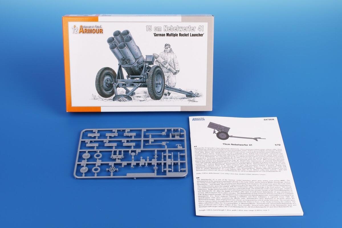 Special Armour 72026 15 cm Nebelwerfer 41 ‘German Multiple Rocket Launcher’ 1/72 – zdjęcie 2