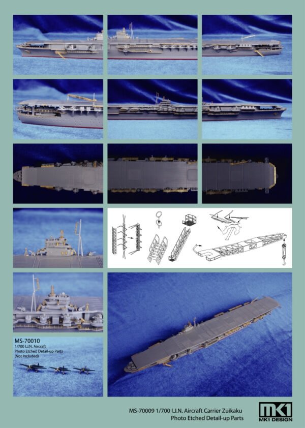 MK1 Design MS-70008 IJN SHOKAKU DETAIL-UP ETCHED PART 1/700 – image 4