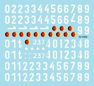 Star Decals 35-C1343 DDR - NVA 2. Numbers &amp;amp; insignia of the East German Nationale Volksarmee 1/35 – image 3