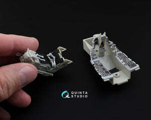 Quinta Studio QD32003 F-16C 3D-Printed &amp;amp; colored Interior on decal paper (for Tamiya kit) 1/32 – image 9