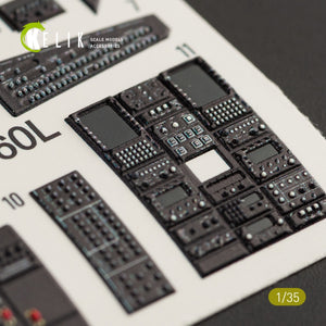 KELIK K35010 MH-60L BLACK HAWK INTERIOR 3D DECALS FOR KITTY HAWK KIT 1/35 – image 9