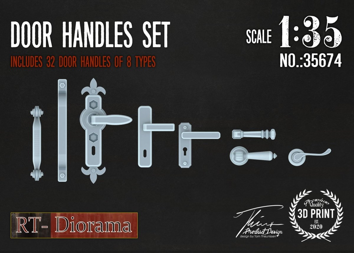RT-Diorama 35674 Door Handles Set 1/35