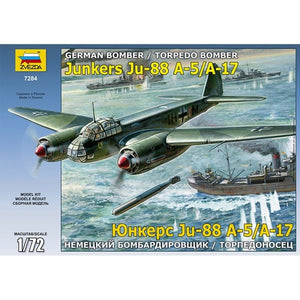 Zvezda 7284 JUNKERS Ju88 A5/A17 1/72