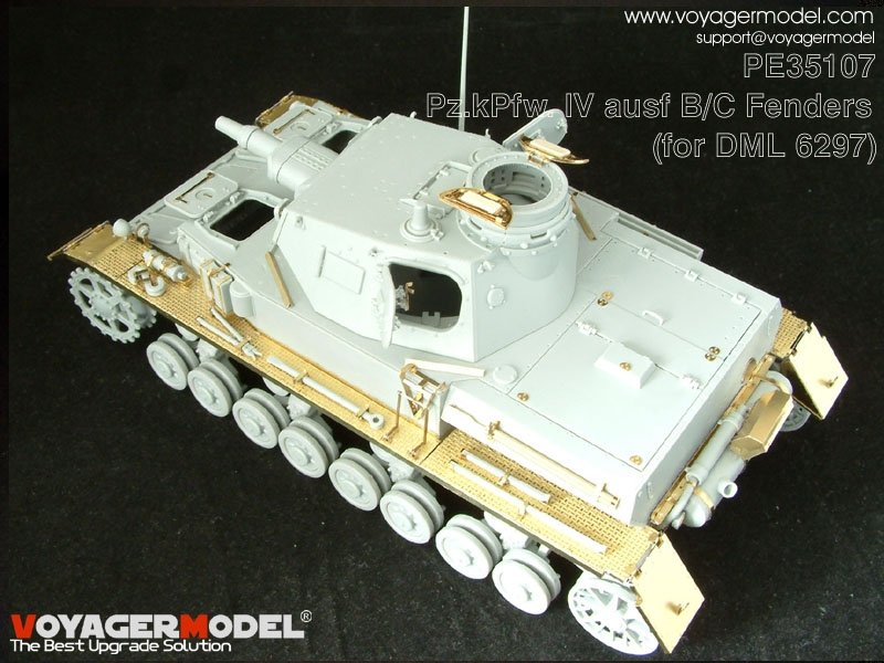 Voyager Model PE35107 Pz.kPfw. IV Ausf B/C (For DRAGON 6297) 1/35 – zdjęcie 3